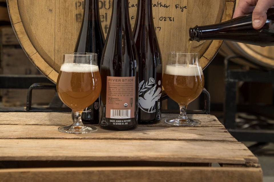 Barrel-aged bottled beers