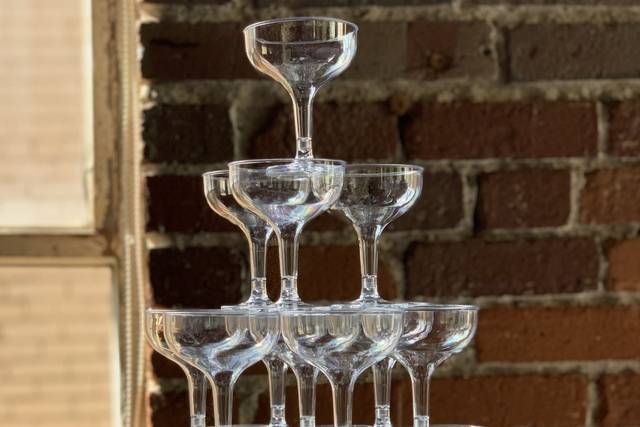 Champagne tower