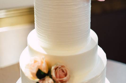 3 layer wedding cake