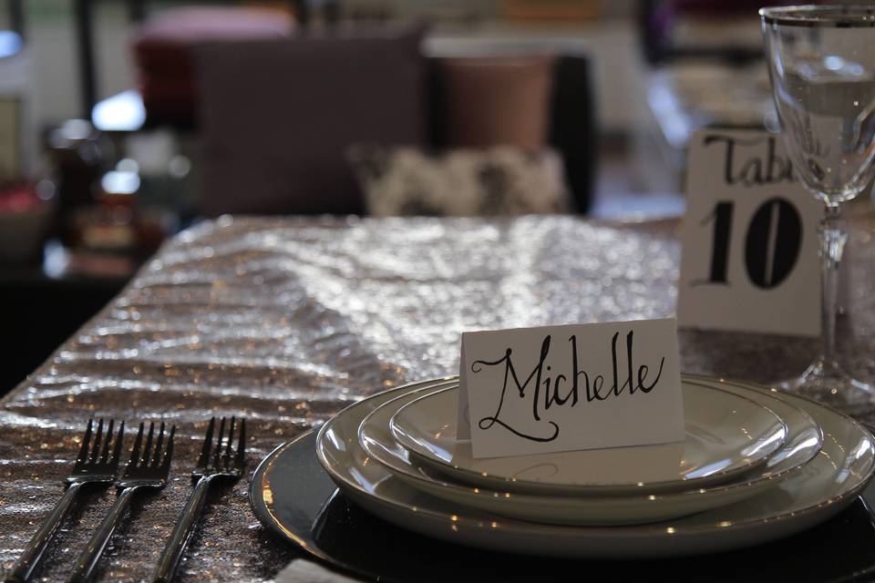 Reserved table