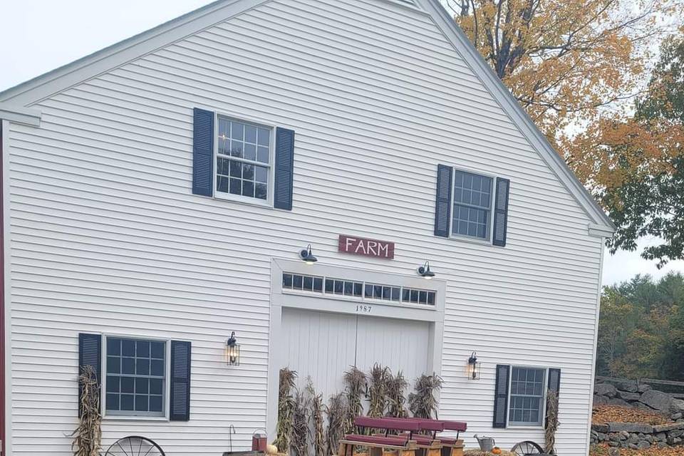 Barn in Fall Season Magical