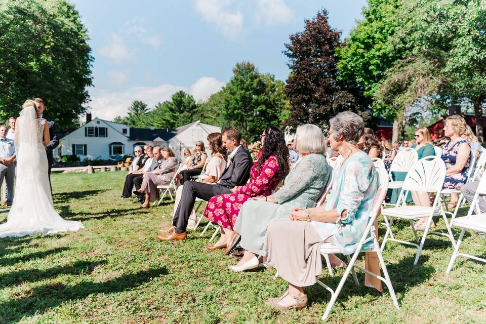 Outdoor ceremony