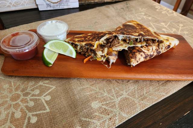 Beef n Cheese Quesadillas