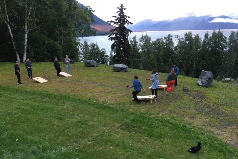 Cornhole yard games