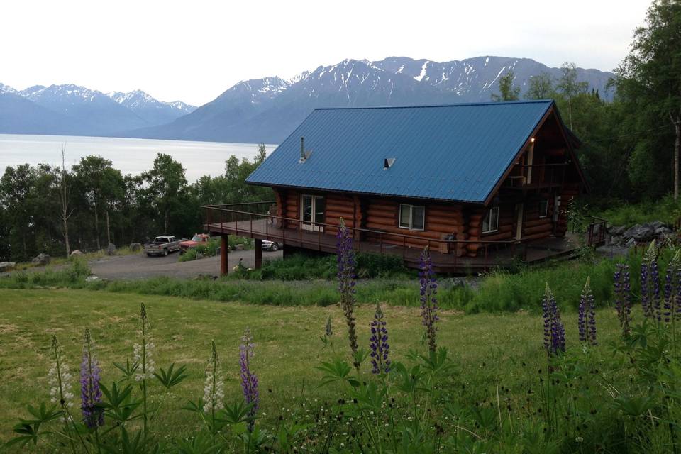 Looking from the deck