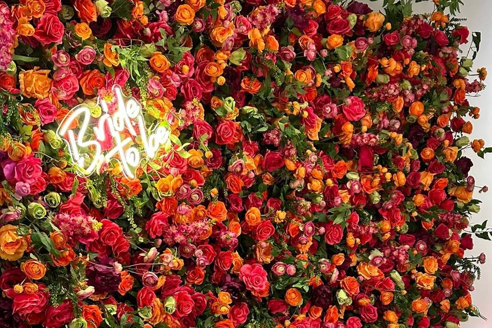 Flower wall