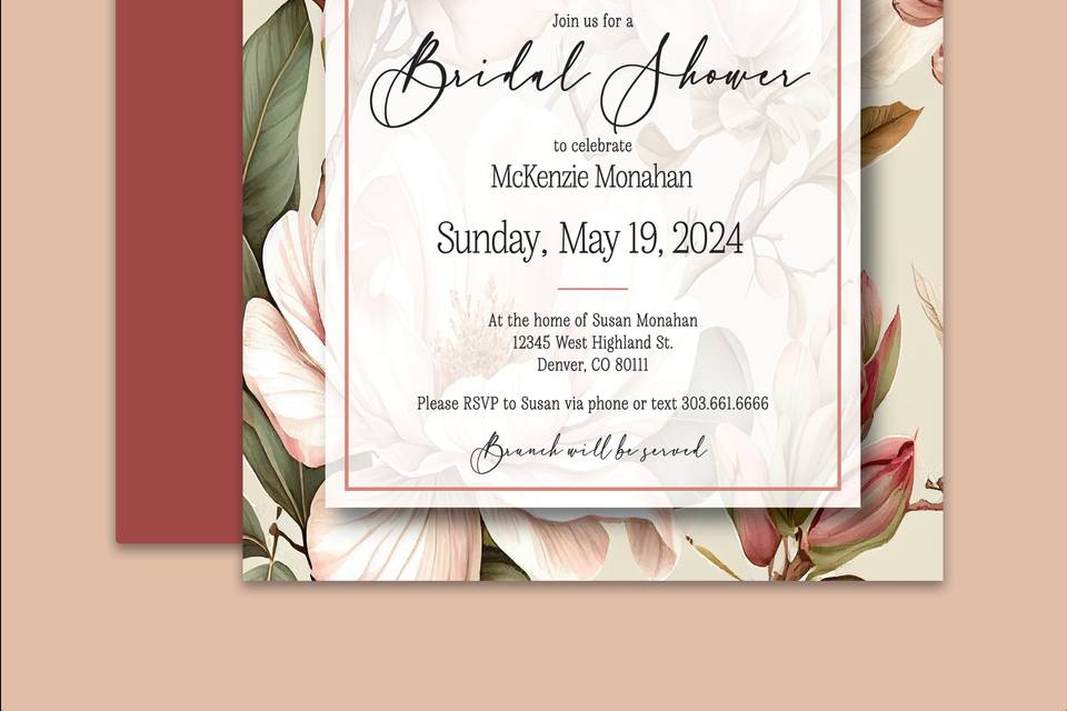 Floral Bridal Shower