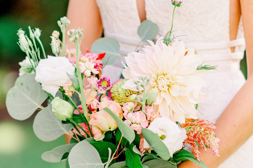 Bright Bridal Bouquet