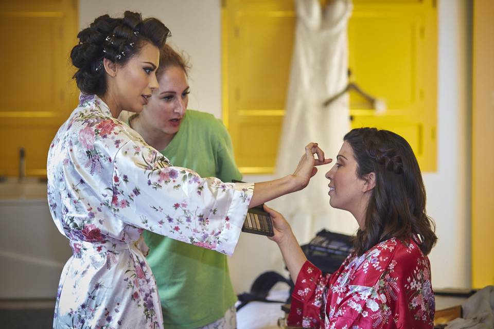 Hair and makeup