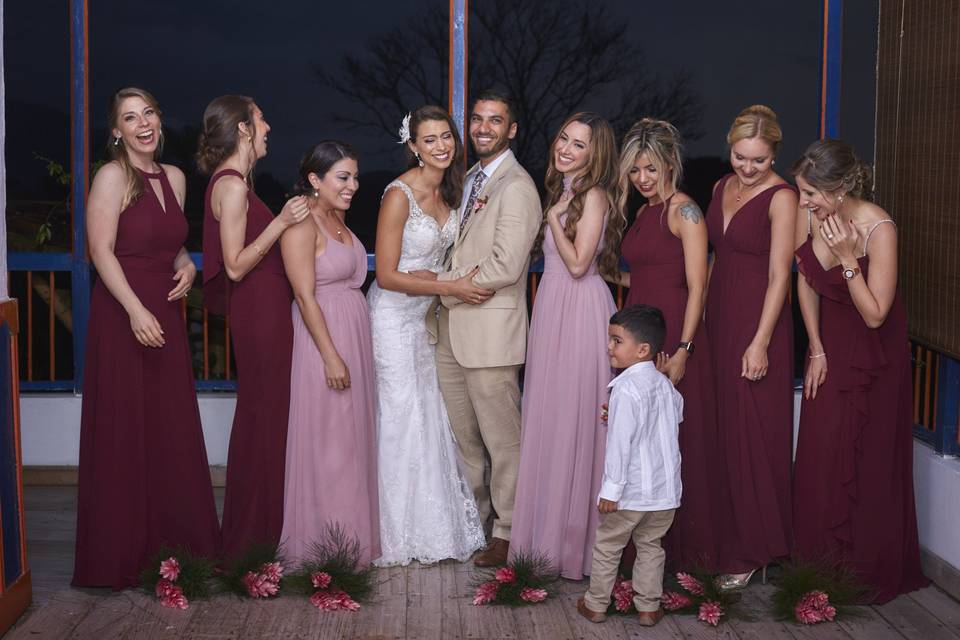Bridesmaids and Grooms