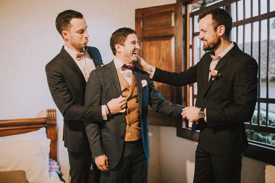 Groom and Best men