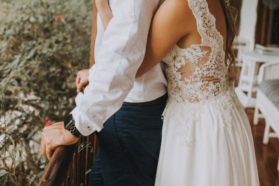Bride and groom