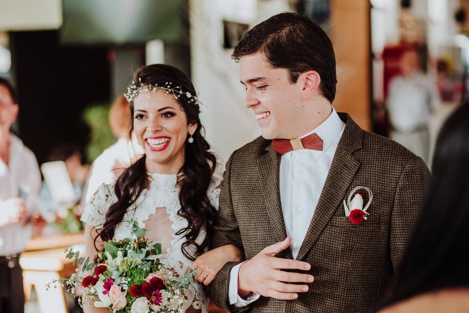 Bride and groom