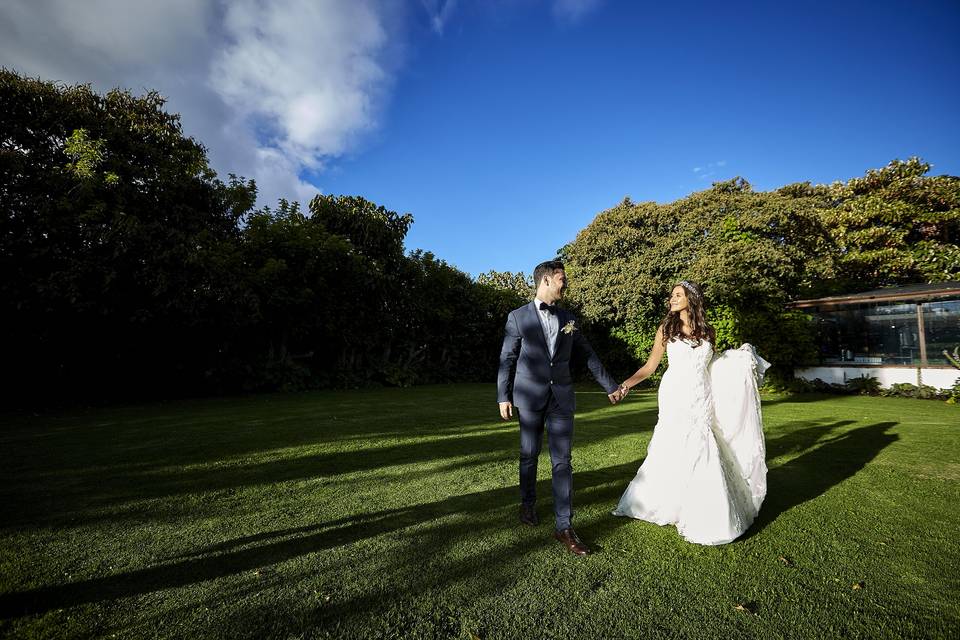 Bride and groom