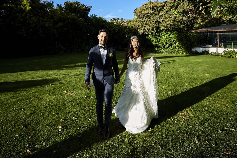 Bride and groom