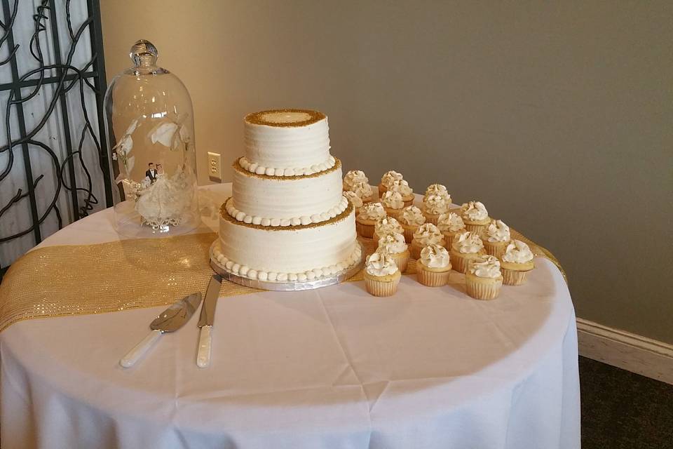 Cake with Original Topper