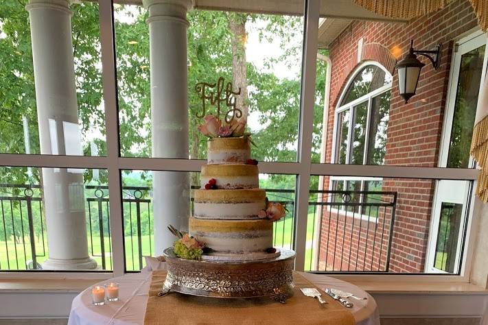 50th Wedding Anniversary Cake