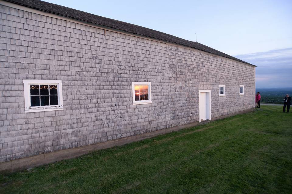 Sideview of vista of the maine vineyard & cidery