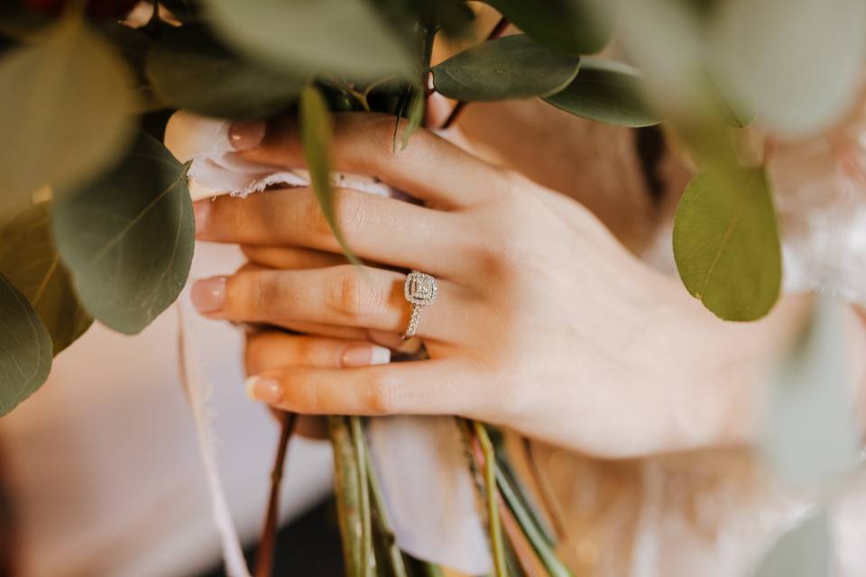 Close up of ring