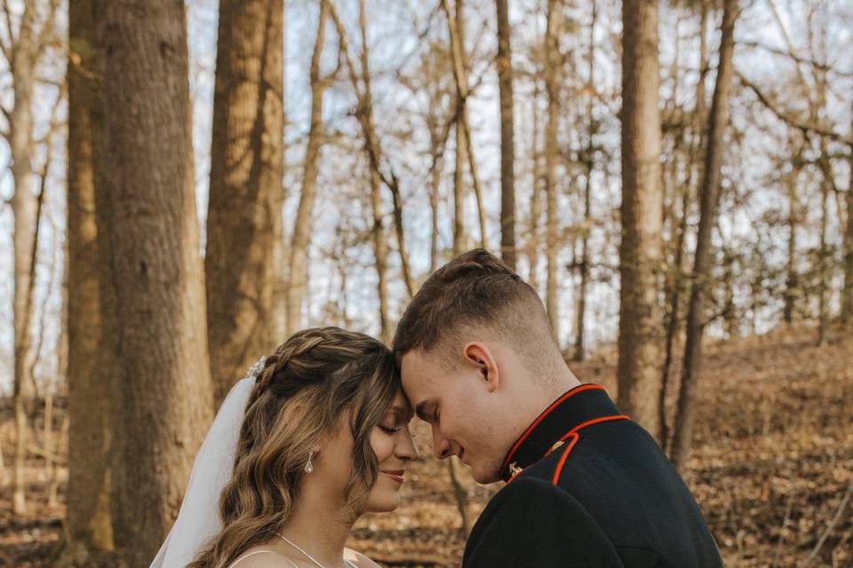 Holding each other!