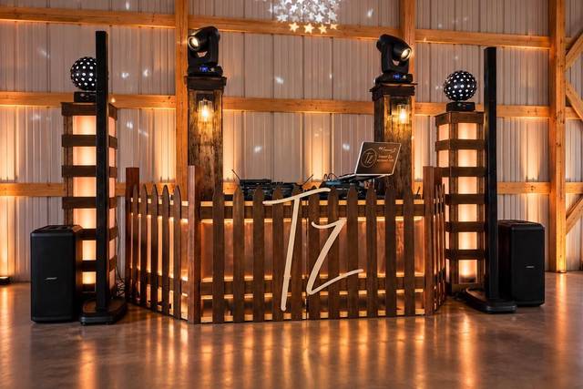 Barn style DJ Setup