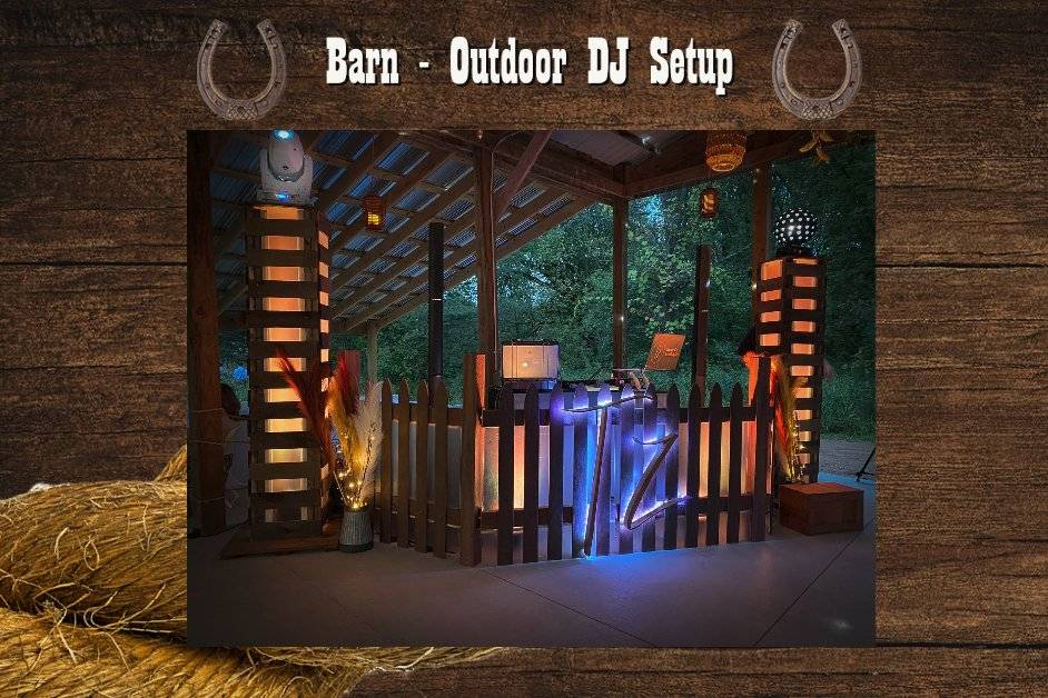Barn - Outdoor DJ Setup