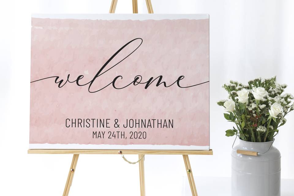 Watercolor romance welcome