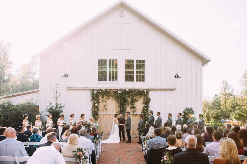 Barn Wedding Ceremony