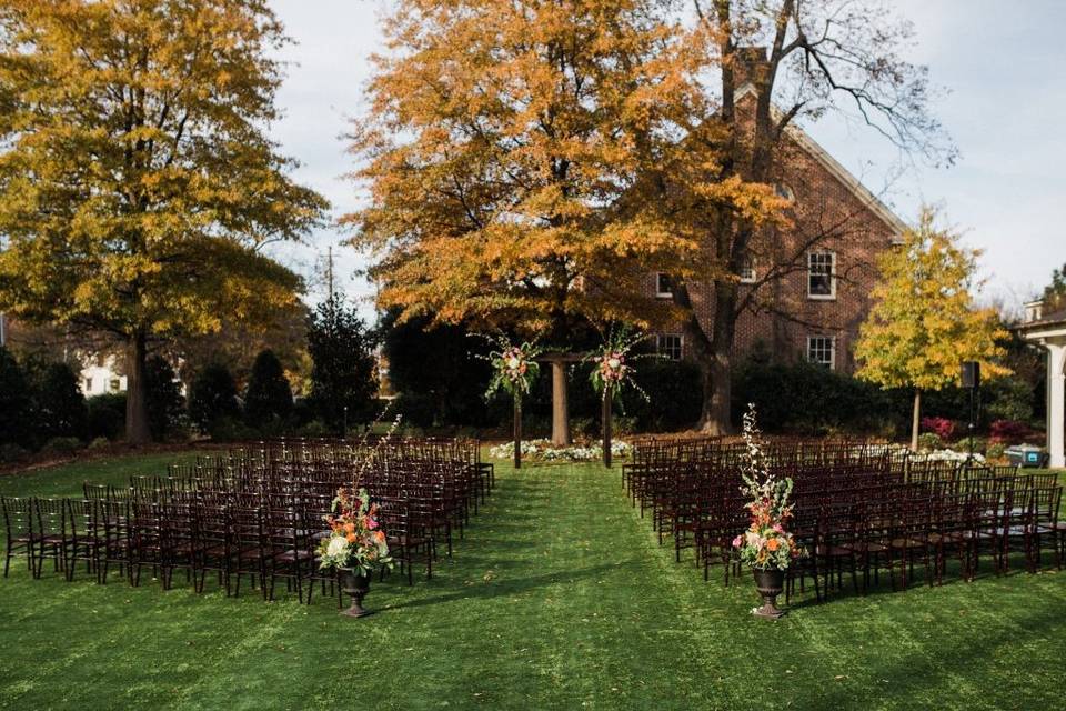 Fall Wedding Ceremony