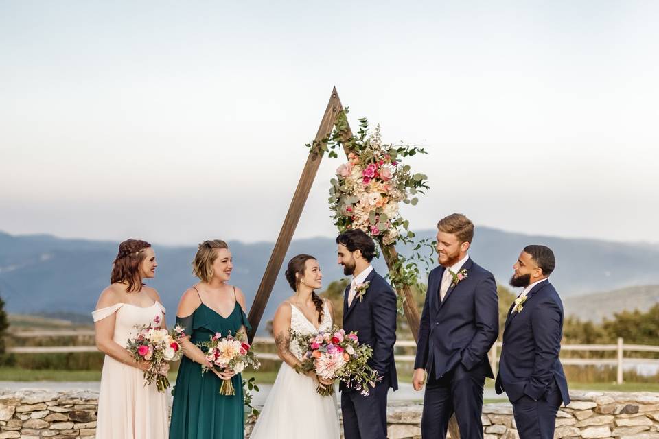 Mountain Wedding Ceremony