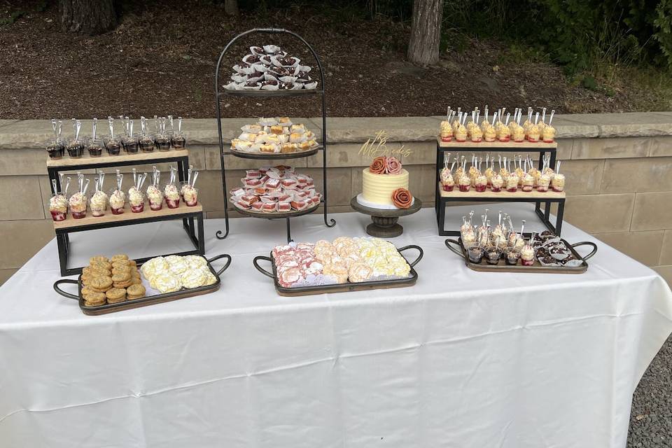 Dessert table