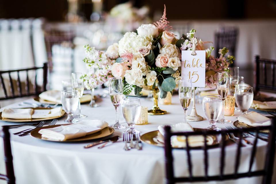 Wedding tablescape