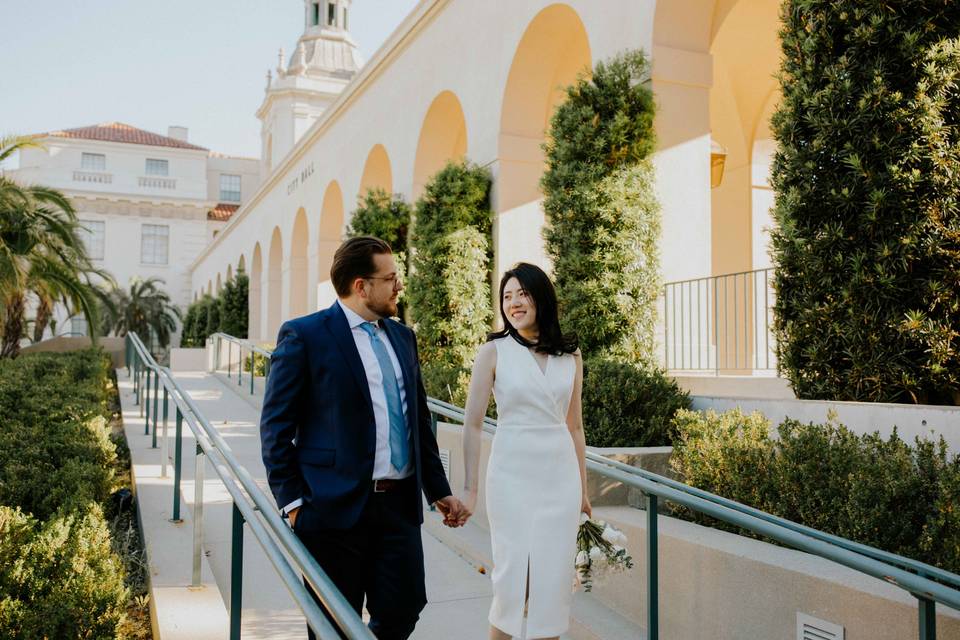 Courtyard Wedding