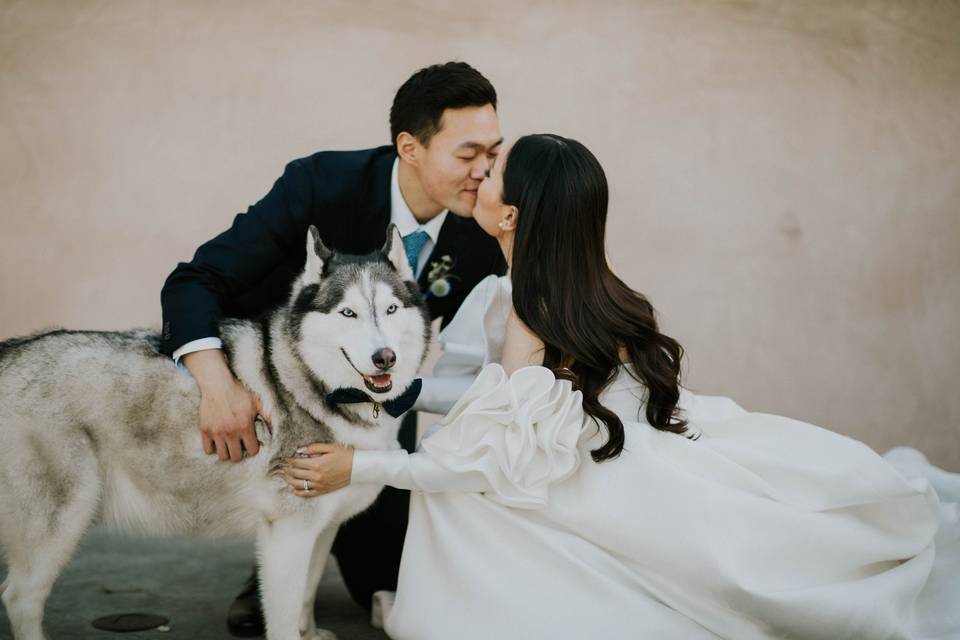 Photos with the ring-bearer