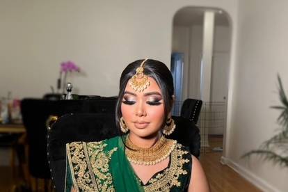 Desi bride makeup