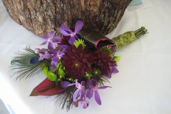 Toss bouquet