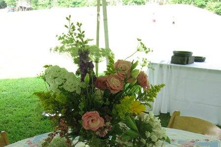 Wildflower centerpiece