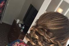 Braided updo