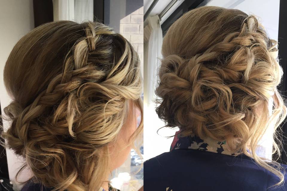 Braided updo