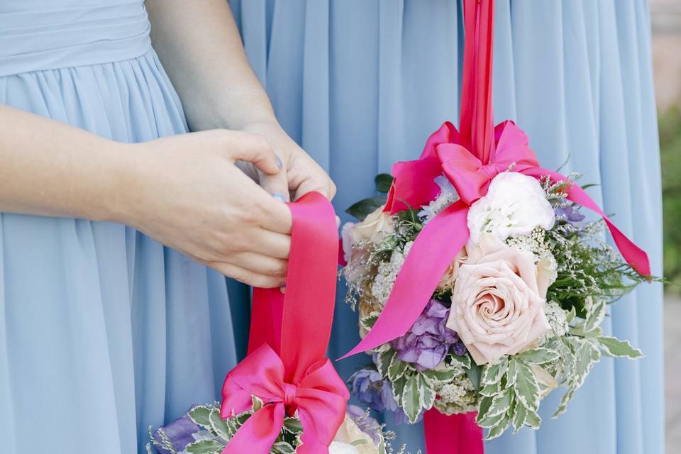 Unique bridesmaids bouquet