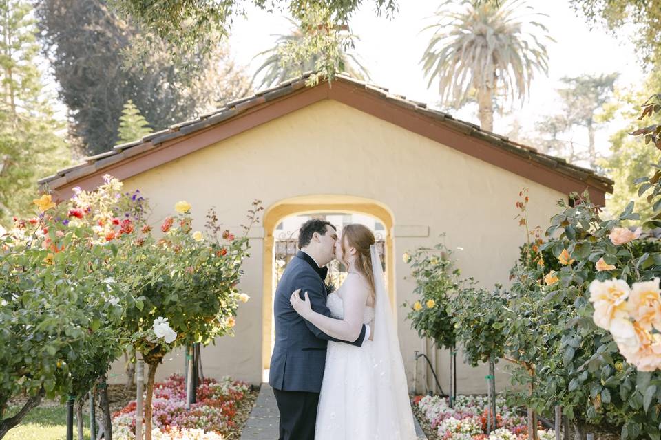 Santa Clara Mission wedding