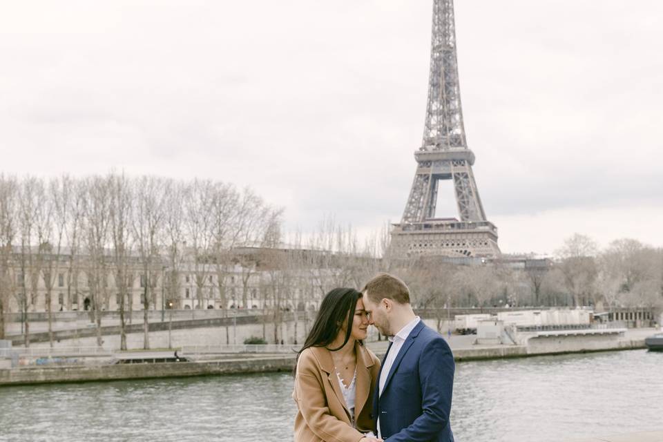 Paris engagement session