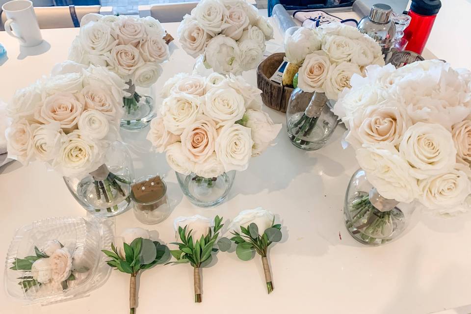 Elegant wedding bouquets