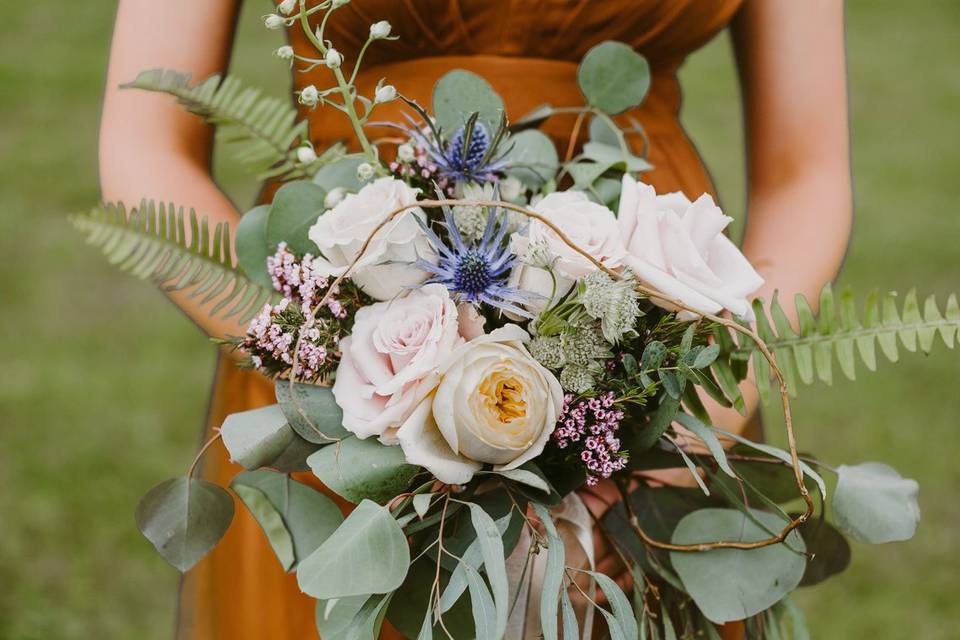 Terracotta themed wedding