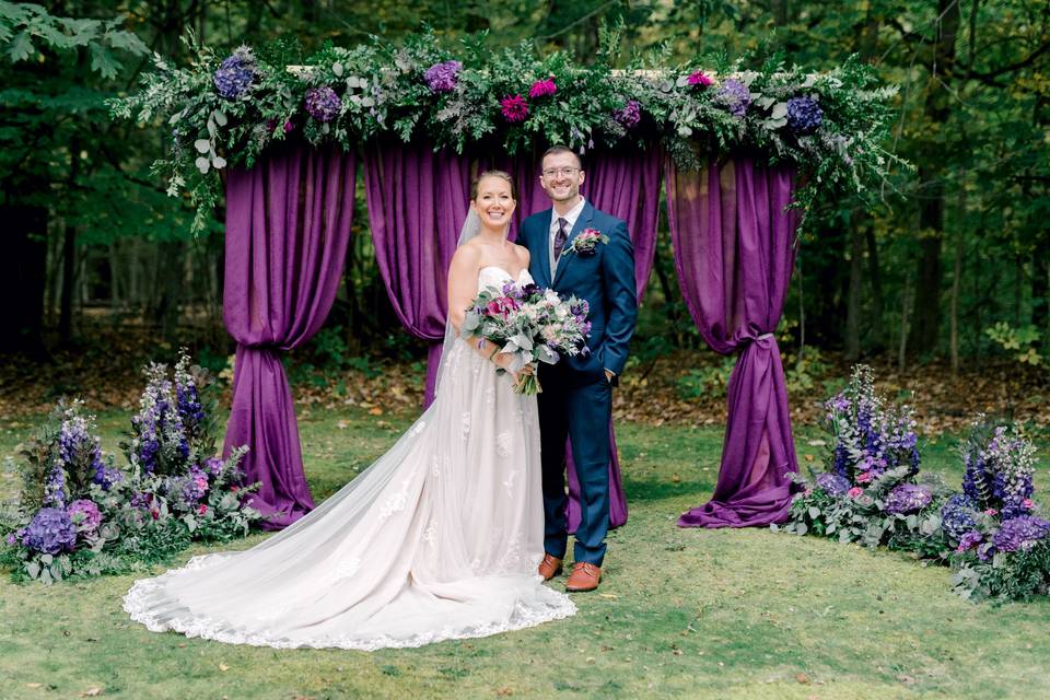 Plum wedding