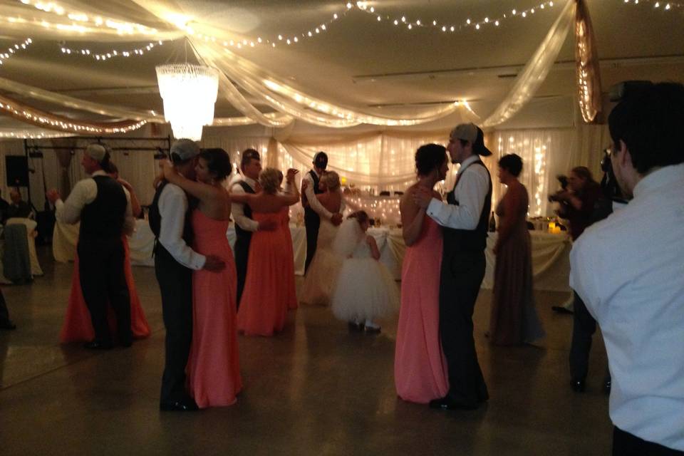 Couple dancing