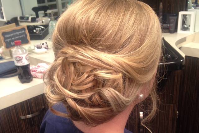 Blonde hair
