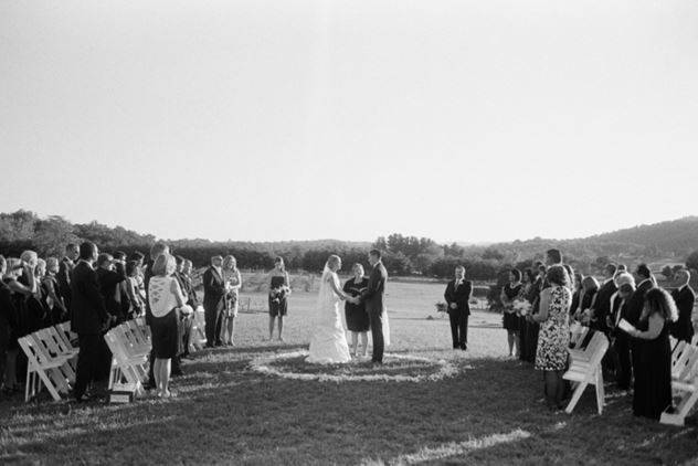 An outdoor ceremony