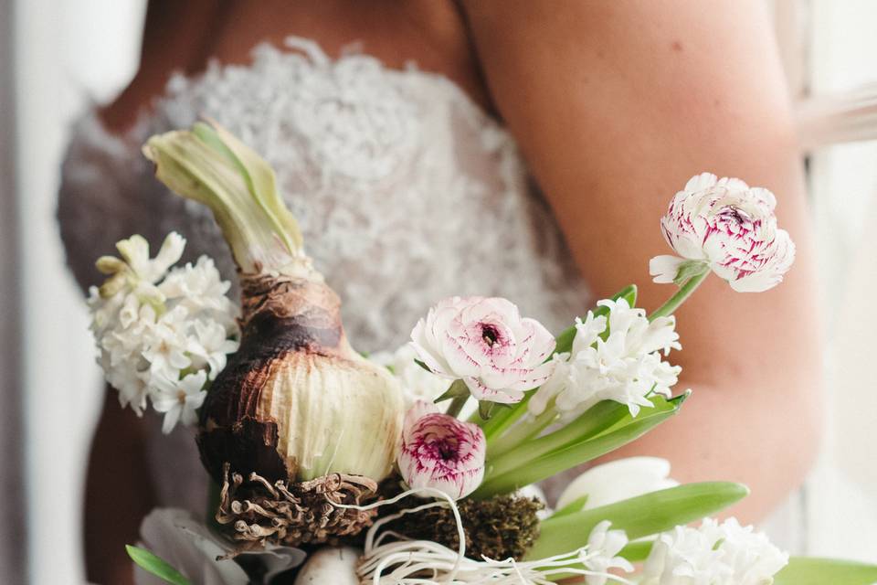 Spring Bulb Bridal Bouquet