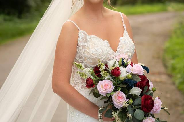 Romantic updo
